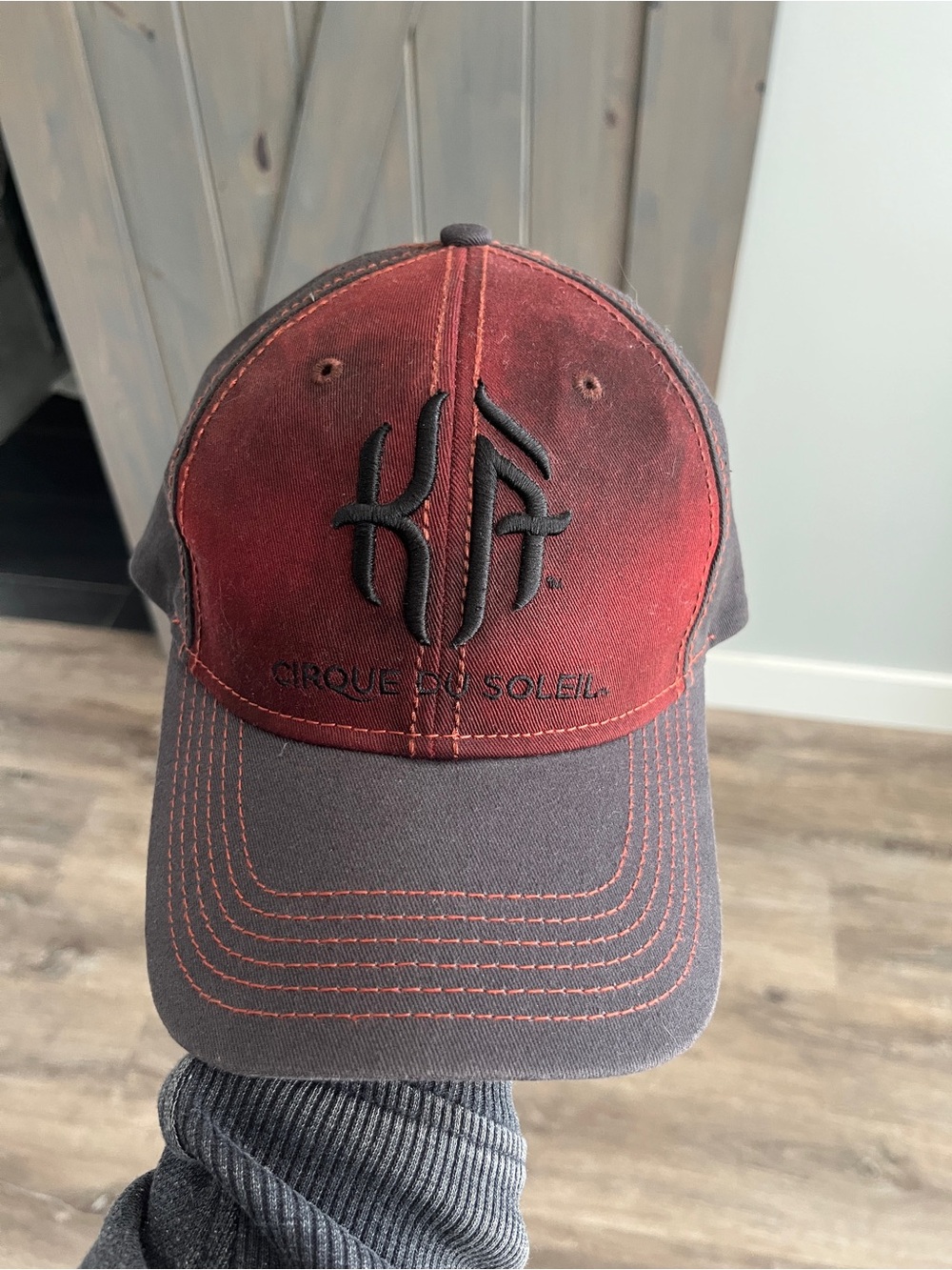 Cirque du Soleil Two-Tone Red and Gray Baseball Hat